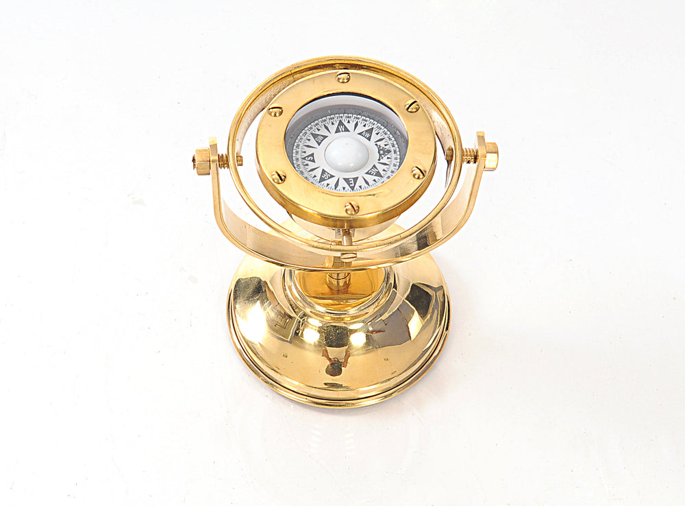  Gimbaled Compass Model Display, Home furniture and decor, Old Modern Handicrafts, XoticBrands Home Decor