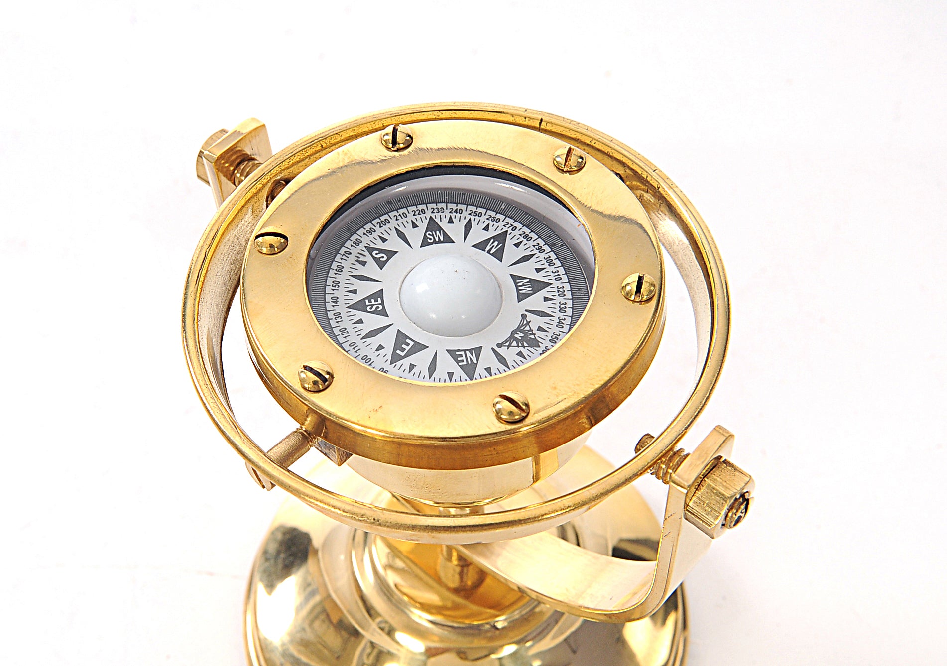  Gimbaled Compass Model Display, Home furniture and decor, Old Modern Handicrafts, XoticBrands Home Decor