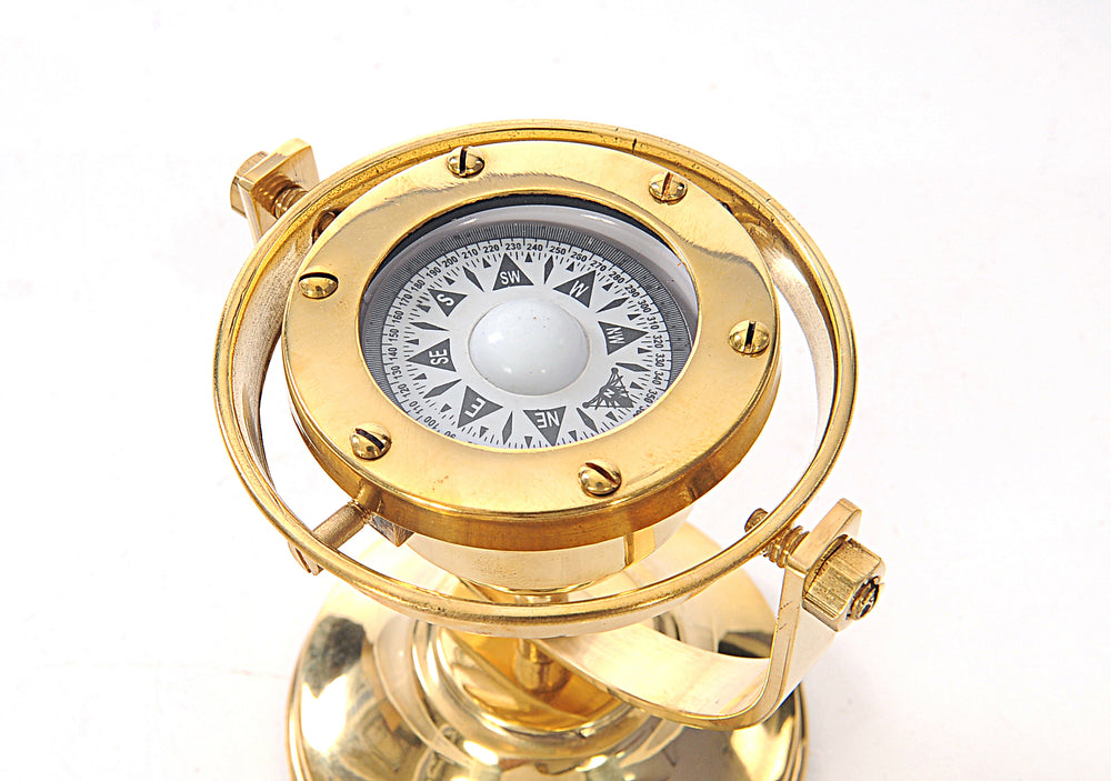  Gimbaled Compass Model Display, Home furniture and decor, Old Modern Handicrafts, XoticBrands Home Decor