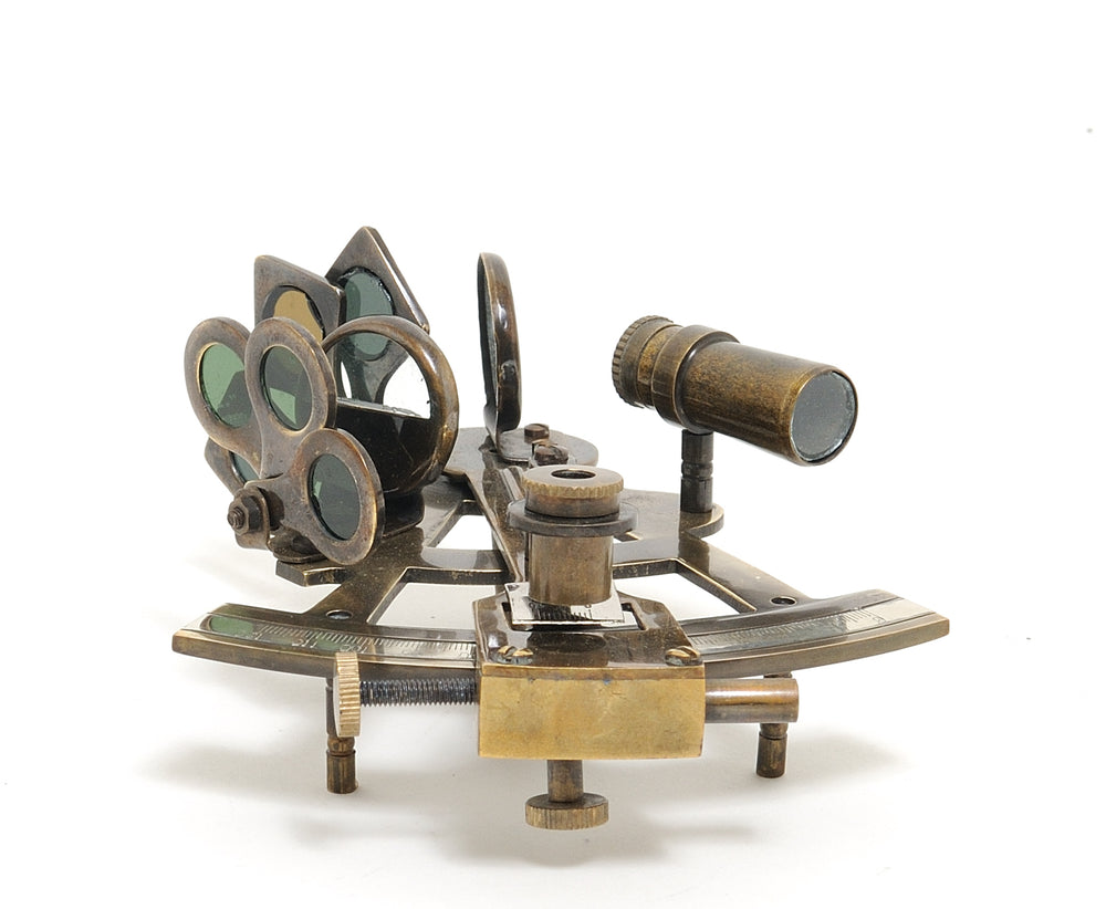  Nautical Sextant in wood box (Medium) Model Display, Home furniture and decor, Old Modern Handicrafts, XoticBrands Home Decor