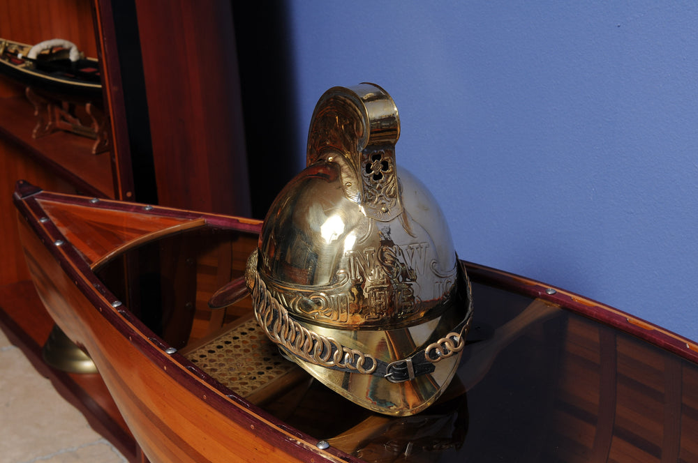  Fireman Helmet Model Display, Home furniture and decor, Old Modern Handicrafts, XoticBrands Home Decor