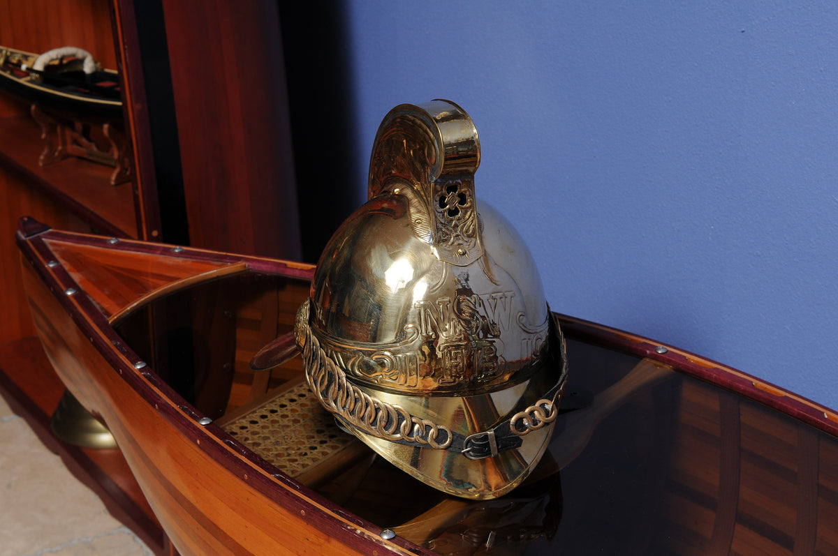  Fireman Helmet Model Display, Home furniture and decor, Old Modern Handicrafts, XoticBrands Home Decor