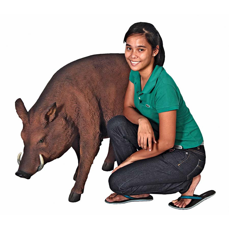 Razorback Wild Boar Statue