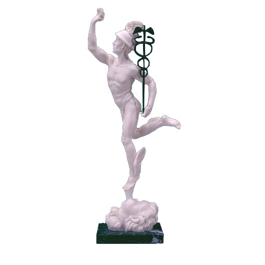 Mercury Giambologna 16 H -  Figurines Classical  Sculpture - XoticBrands Home Decor