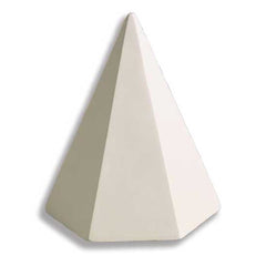 Hexagonal Pyramid -  Geometric Shapes Drawing Casts - XoticBrands Home Decor