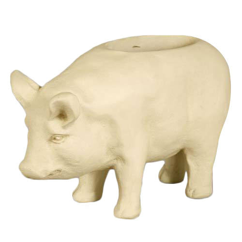 Pig Pot 9 Garden Animal Statue - XoticBrands Home Decor