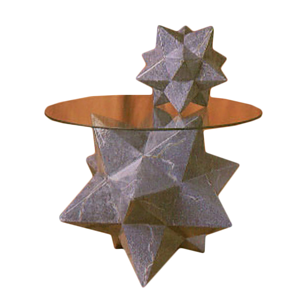 Zinc Star Table Base 18 H -  Display Display - XoticBrands Home Decor