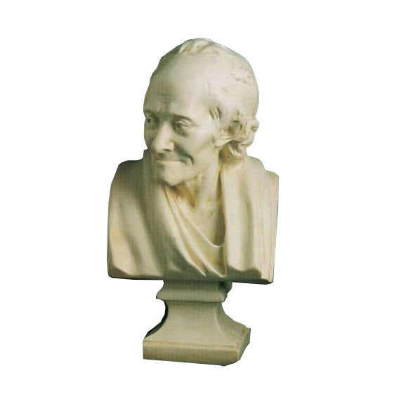 Voltaire Bust Lg -  Writers & Poets Busts - XoticBrands Home Decor