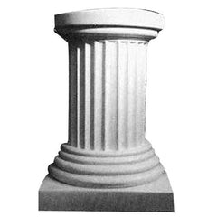 Short Common Column 28 - Architectural   Columns - XoticBrands Home Decor