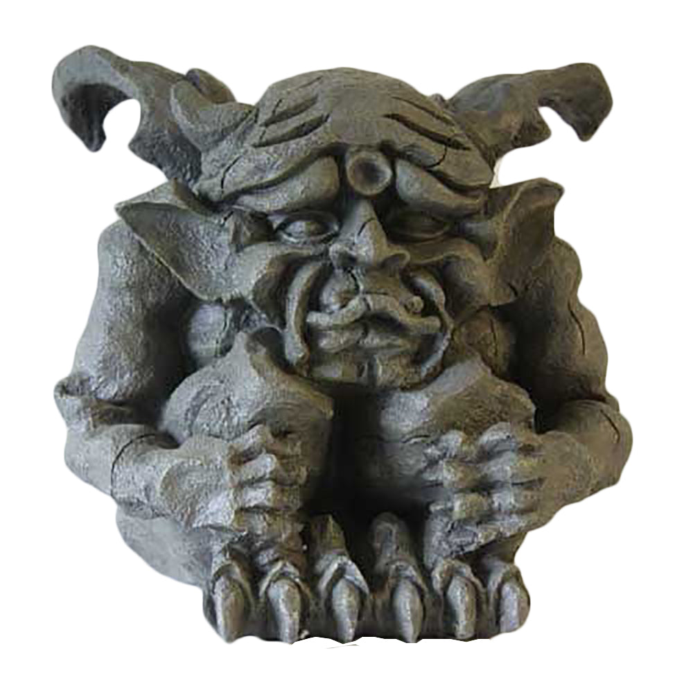 Scared Gargoyle 12 Gargoyle Sculpture - XoticBrands Home Decor