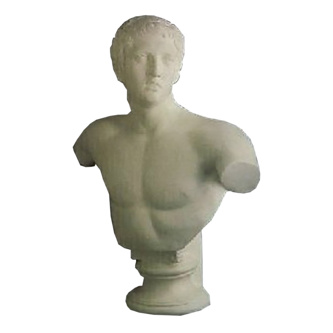 Discus Thrower Bust 32" - Busts   Greek & Roman - XoticBrands Home Decor