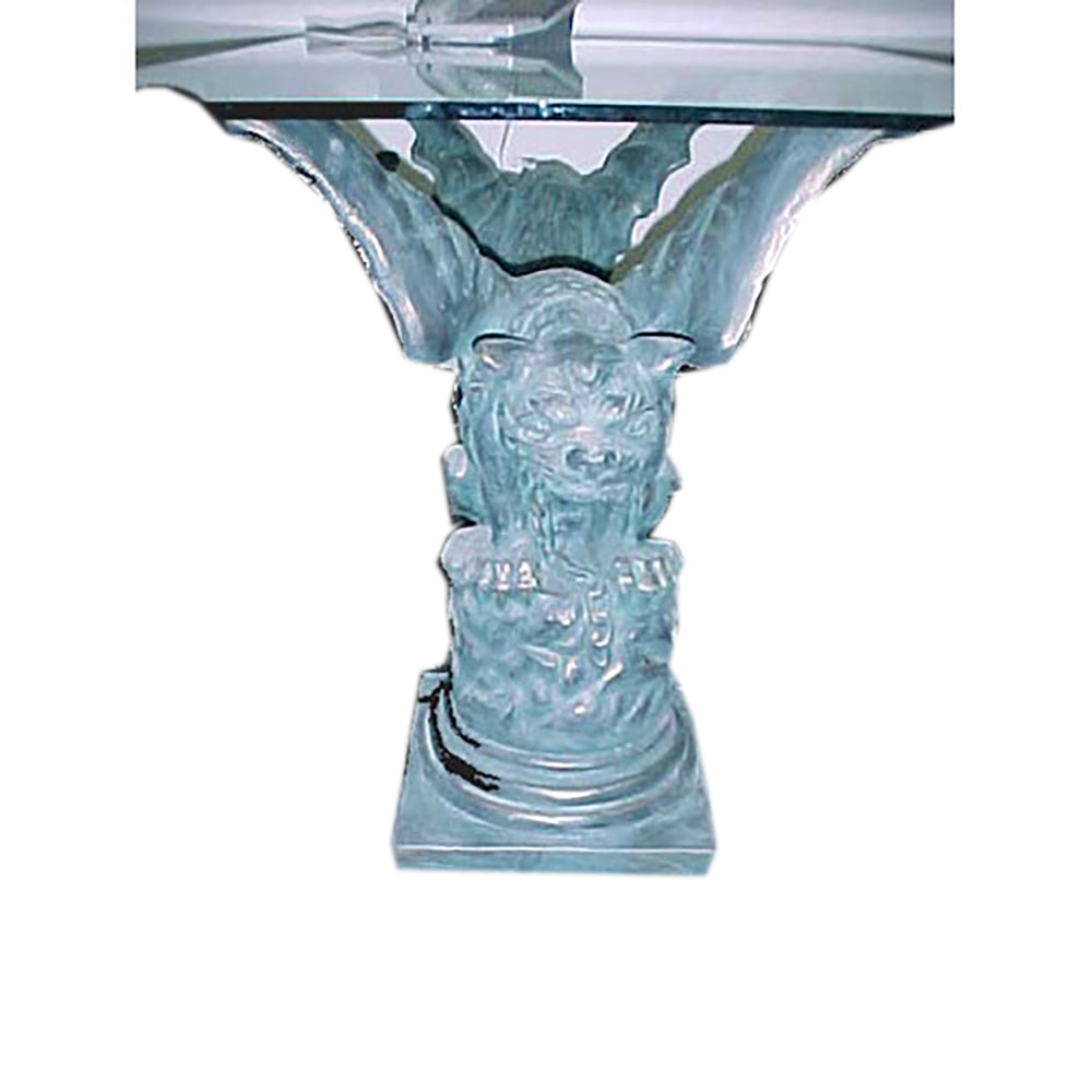 Castle Gate Table Base Set Gargoyle Sculpture - XoticBrands Home Decor