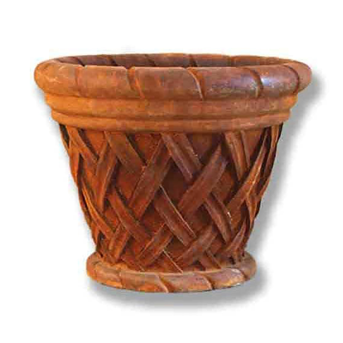20 Basket Weave 15 H (R) Garden Planter - XoticBrands Home Decor