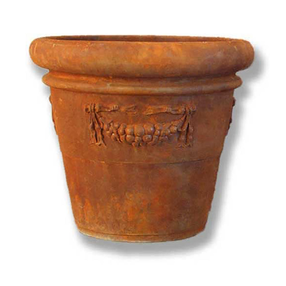 30 Garland Rolled Rim Pot - Planters   Large Planters 29"H+ - XoticBrands Home Decor