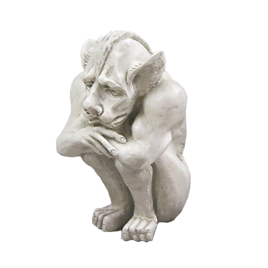 Emmett Garg Medium Gargoyle Sculpture - XoticBrands Home Decor