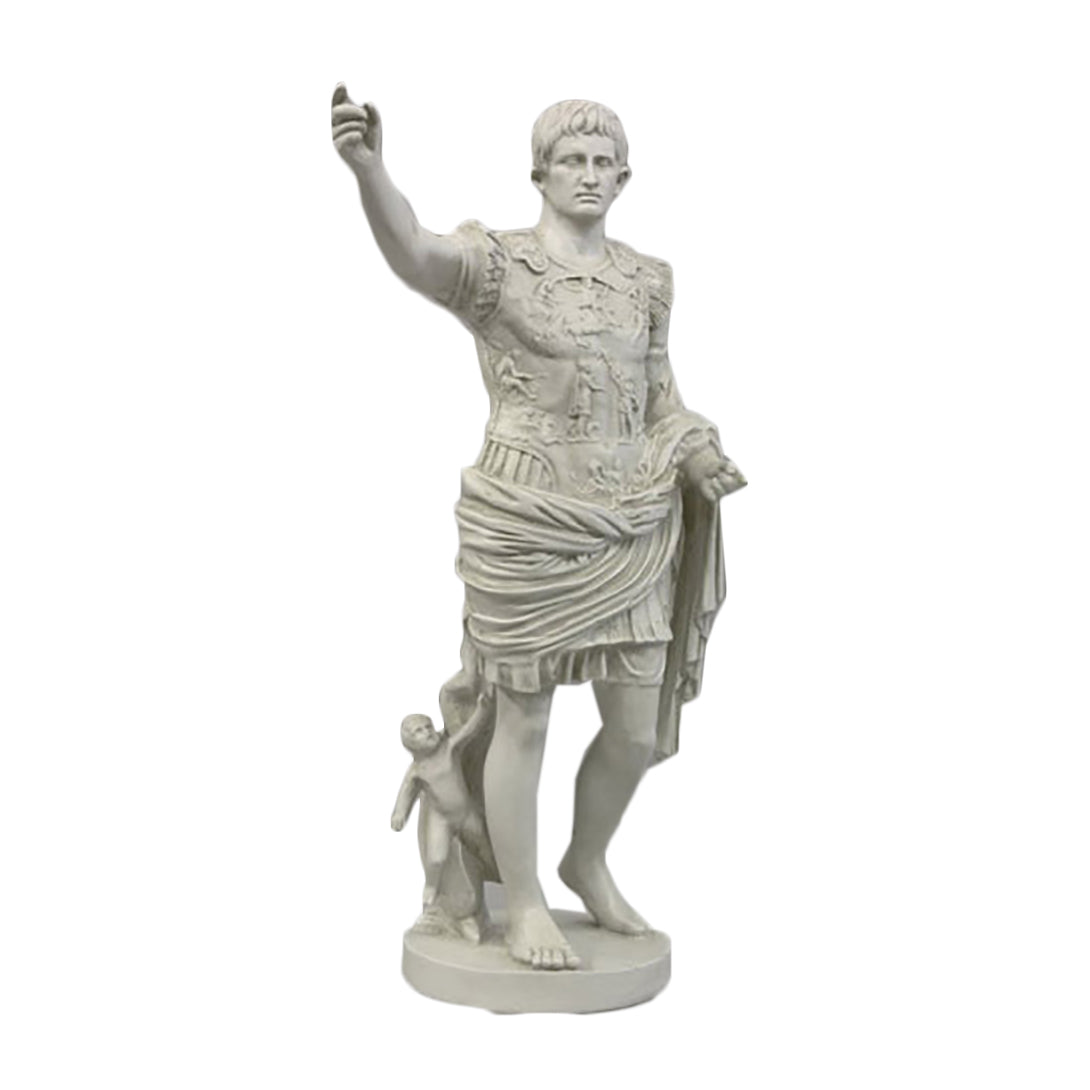 Augustus Caesar -  Large Classical  Sculpture - XoticBrands Home Decor