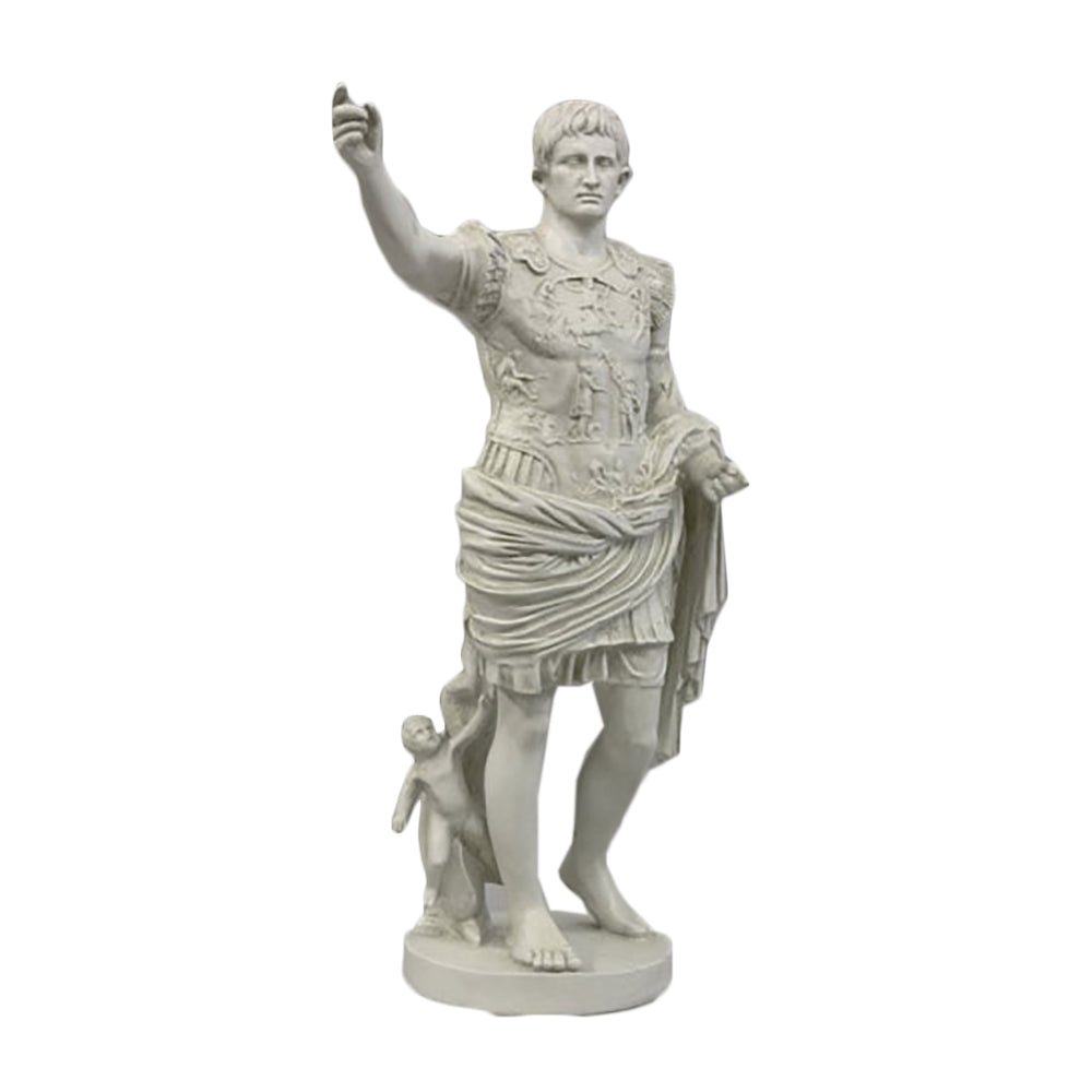 Augustus Caesar -  Large Classical  Sculpture - XoticBrands Home Decor