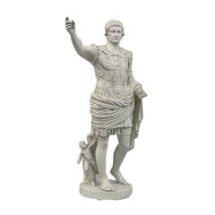 Augustus Caesar -  Large Classical  Sculpture - XoticBrands Home Decor