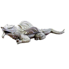 Warsin Dragon Colossal 52 W Garden Animal Statue - XoticBrands Home Decor