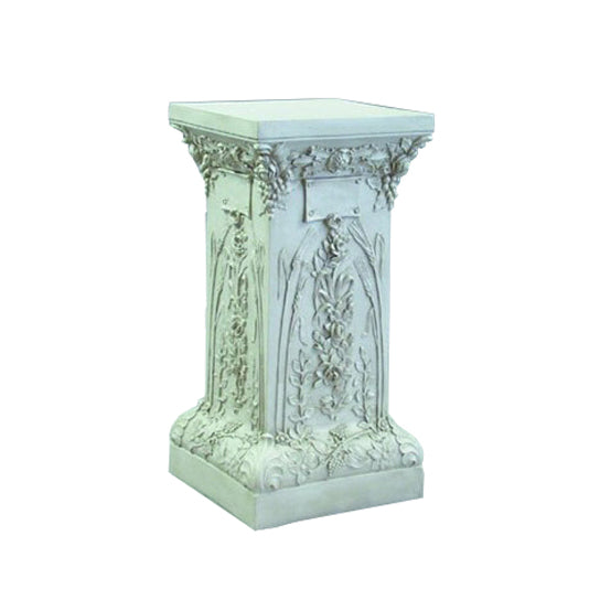 Ivy Pedestal 37" H - Architectural   Large Pedestals 29"H+ - XoticBrands Home Decor