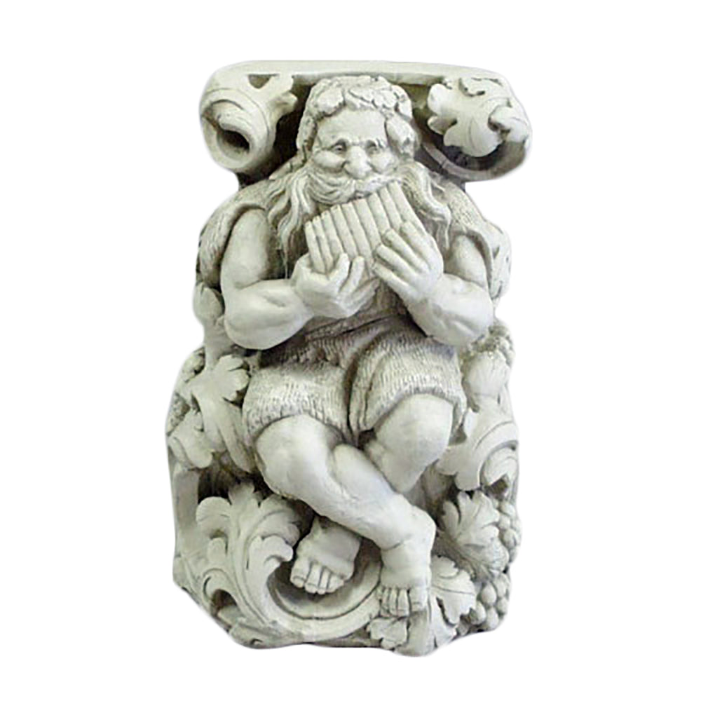 Titan Playing Pan Flute 15 -  Greek & Roman Classical  Sculpture - XoticBrands Home Decor
