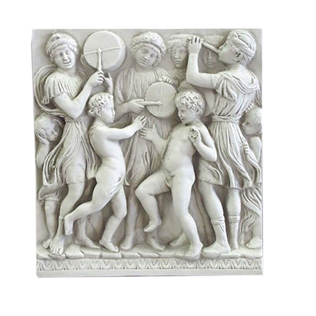 Cantoria Drum Frieze 20 -  Greek & Roman Classical  Sculpture - XoticBrands Home Decor