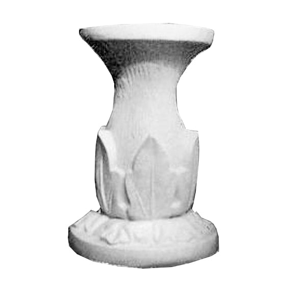 Styl. Leaf Ped - Pedestal Sculpture - XoticBrands Home Decor