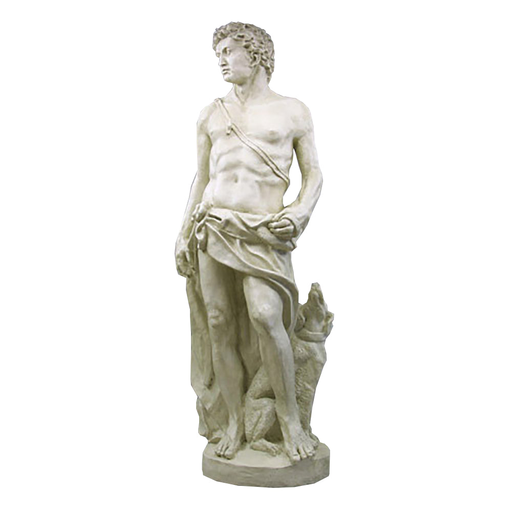 Apollo Of Hunt With Dog 108 -  Large Classical  Sculpture - XoticBrands Home Decor
