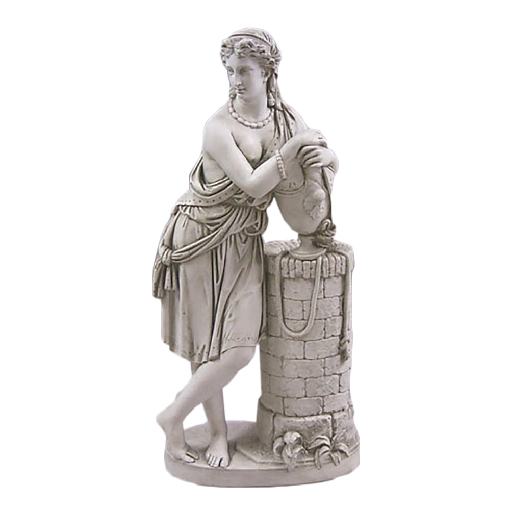 Elizabeth At The Well 42 -  Greek & Roman Classical  Sculpture - XoticBrands Home Decor