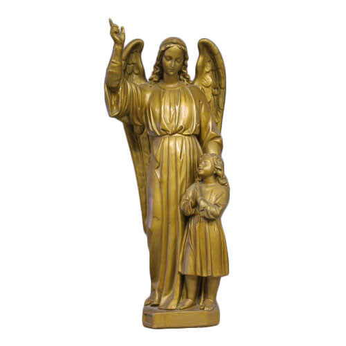 Guardian Angel & Child 26 Garden Angel Statue - XoticBrands Home Decor