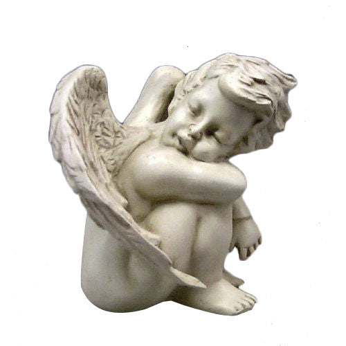 Sweet Dreams 10"H Garden Angel Statue - XoticBrands Home Decor