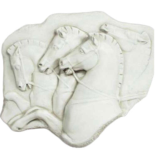 Rearing Horses Frieze Garden Animal Statue - XoticBrands Home Decor