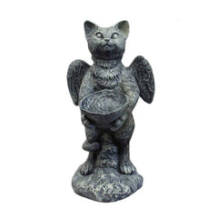 Sebastian Cat Angel 21 Garden Angel Statue - XoticBrands Home Decor