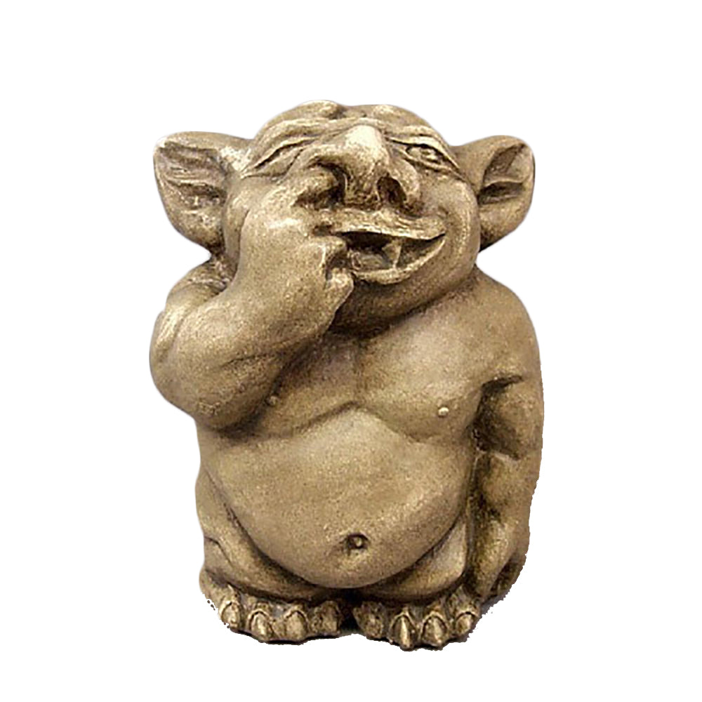 Picc-A-Dilly Nose 8"H Gargoyle Sculpture - XoticBrands Home Decor