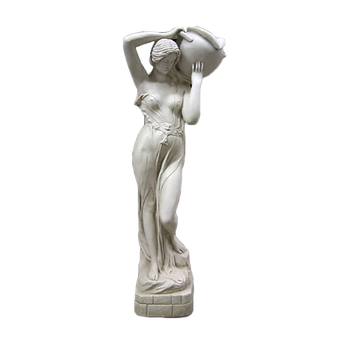 Grec. Water Maiden No Plumbing -  Large Classical  Sculpture - XoticBrands Home Decor