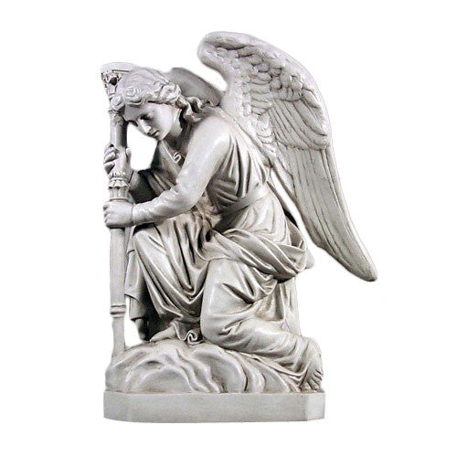Bergama Angel- Right Garden Angel Statue - XoticBrands Home Decor