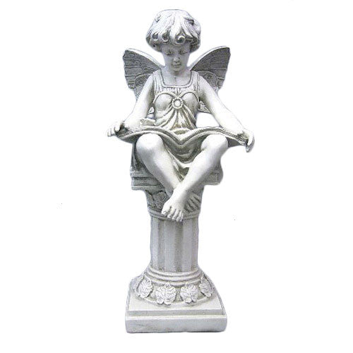 Reading Fairy 20 Garden Angel Statue - XoticBrands Home Decor