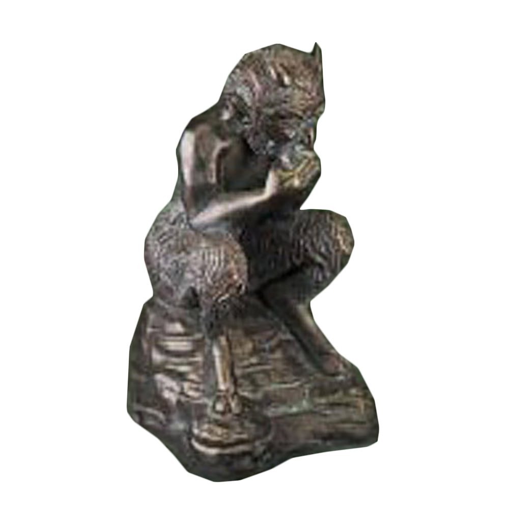 Mischievous Pan 12 Gargoyle Sculpture - XoticBrands Home Decor