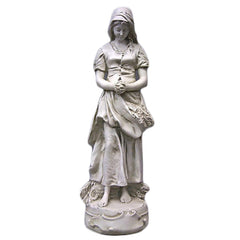 Young Heroine Joan Arc Standg -  Children Classical  Sculpture - XoticBrands Home Decor