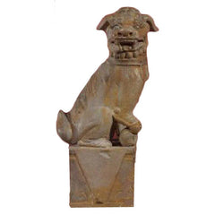 Foo Dog Xing Right 22 Garden Animal Statue - XoticBrands Home Decor