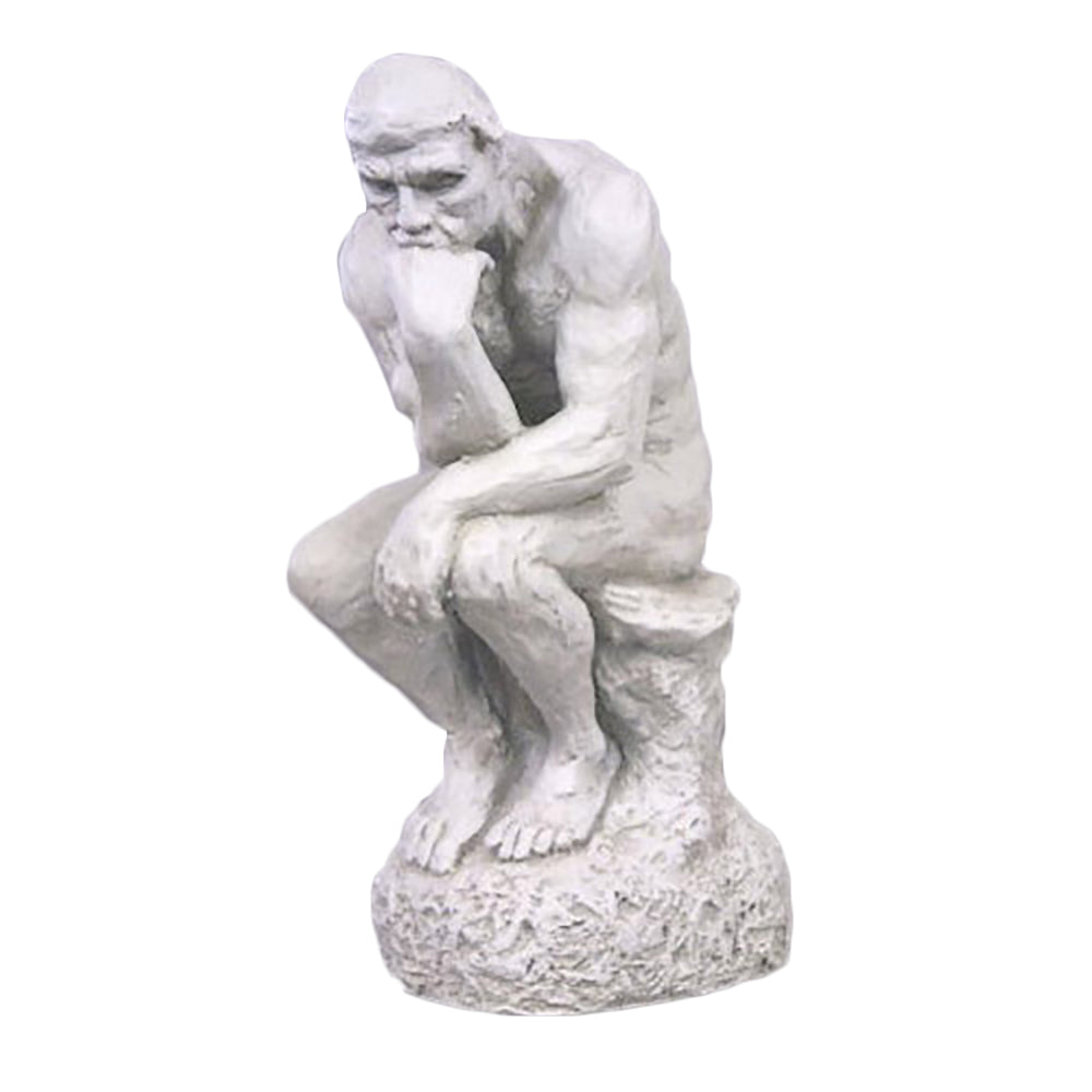 Thinker By Rodin 12 -  Rodin Classical  Sculpture - XoticBrands Home Decor