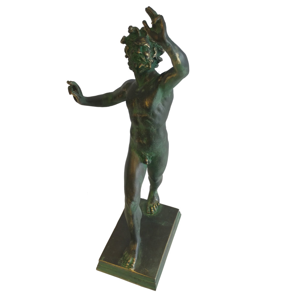 19" Dancing Faunus 19" Home Garden Sculpture Statue - XoticBrands Home Decor