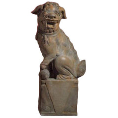 Foo Dog Xing Left 22 Garden Animal Statue - XoticBrands Home Decor