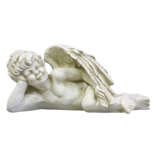 Spirit Of Innocent Laying Garden Angel Statue - XoticBrands Home Decor