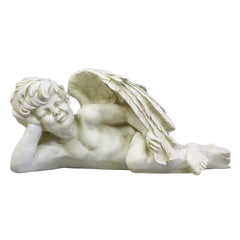 Spirit Of Innocent Laying Garden Angel Statue - XoticBrands Home Decor