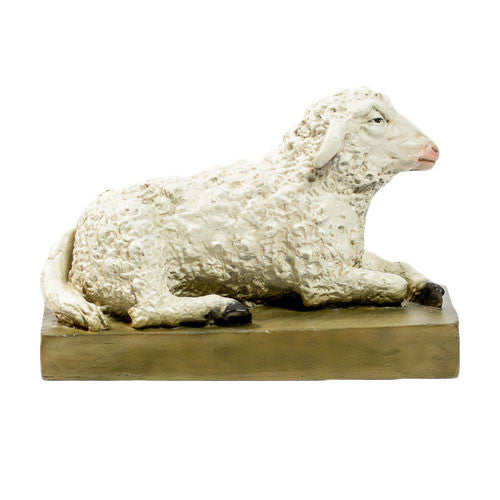 Sheep On Base 8 H Ntv1.2 Garden Animal Statue - XoticBrands Home Decor