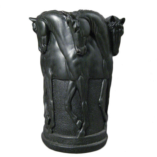 Six Stallion Vase 12 H Garden Animal Statue - XoticBrands Home Decor