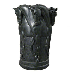 Six Stallion Vase 12 H Garden Animal Statue - XoticBrands Home Decor