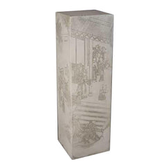 Oriental Rectangle Ped. 40 -  Asian/Eastern Display - XoticBrands Home Decor