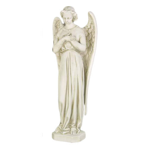 Angel Cari-Cross-25 Garden Angel Statue - XoticBrands Home Decor